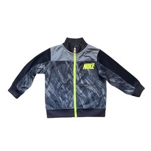 Nike jacket grey and black 18 months